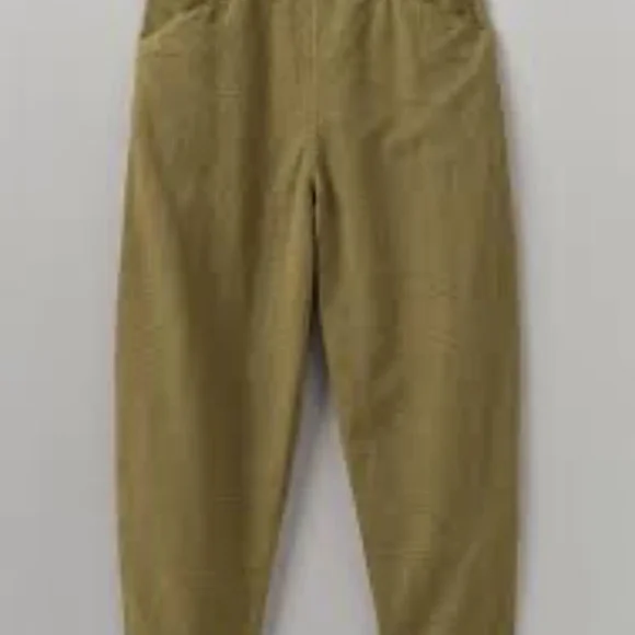 Alix Cotton Check Trousers | Golden Olive, Medium - Picture 2 of 10